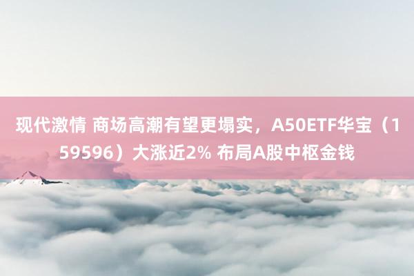 现代激情 商场高潮有望更塌实，A50ETF华宝（159596）大涨近2% 布局A股中枢金钱