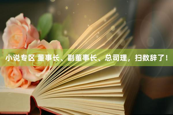 小说专区 董事长、副董事长、总司理，扫数辞了！