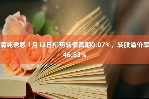 清纯诱惑 1月13日柳药转债高潮0.07%，转股溢价率46.83%